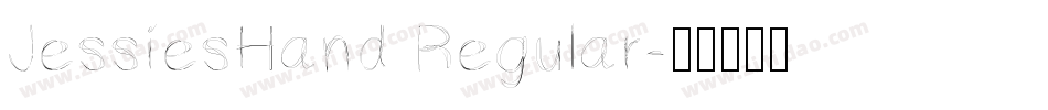 JessiesHand Regular字体转换